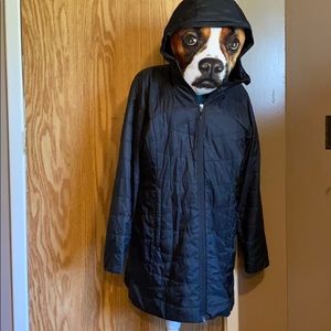 Columbia Mighty Lite Omni-Heat Black Coat, X-Large